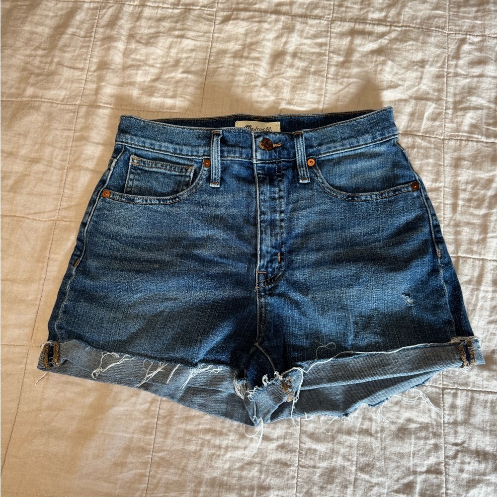 Madewell High Rise Denim Shorts